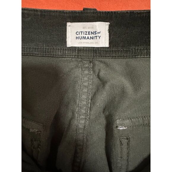 Citizens of Humanity Agni Utility Pant in Seaweed Corduroy 27 - Picture 5 of 9